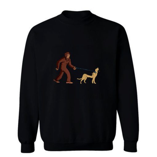 Bigfoot Walking German Shepherd Sweatshirt