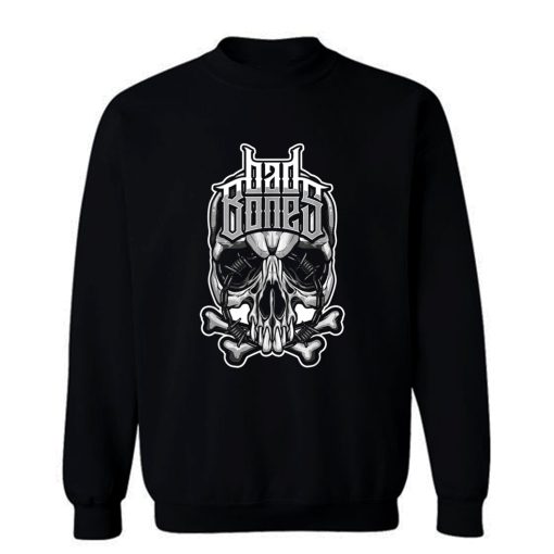 Biker t Rock Tattoo Cool Skull Ba Sweatshirt