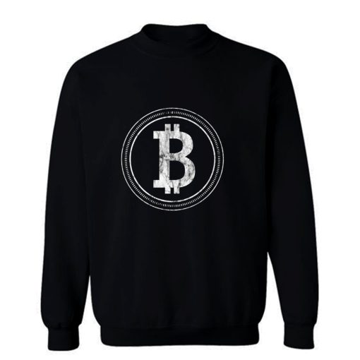 Bitcoin Blockchain Cryptocurrency Electronic Cash Mining Digital Gold Log In Sweatshirt