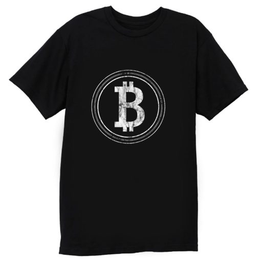 Bitcoin Blockchain Cryptocurrency Electronic Cash Mining Digital Gold Log In T Shirt