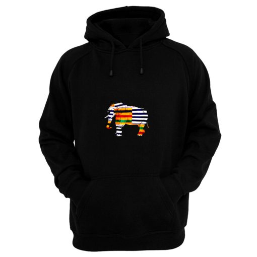 Black Pride Melanin Elephant Hoodie