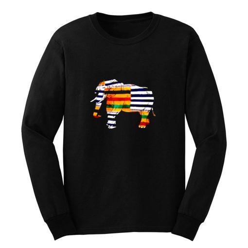 Black Pride Melanin Elephant Long Sleeve