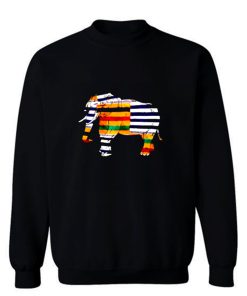 Black Pride Melanin Elephant Sweatshirt
