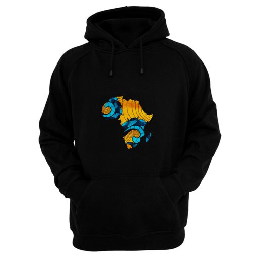 Black Pride Melanin Map Of Africa Hoodie