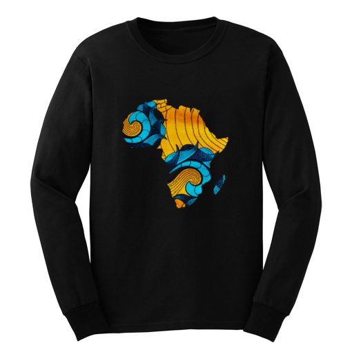 Black Pride Melanin Map Of Africa Long Sleeve