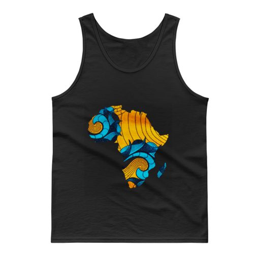 Black Pride Melanin Map Of Africa Tank Top