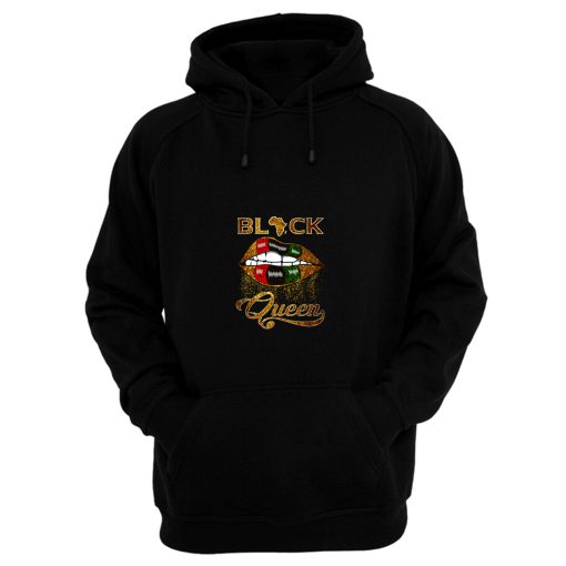 Black Queen Lips Hoodie