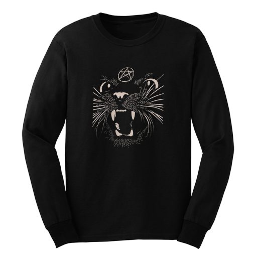 Black Sassy Cat Long Sleeve