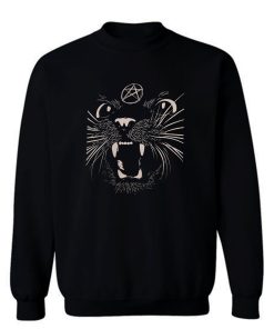 Black Sassy Cat Sweatshirt