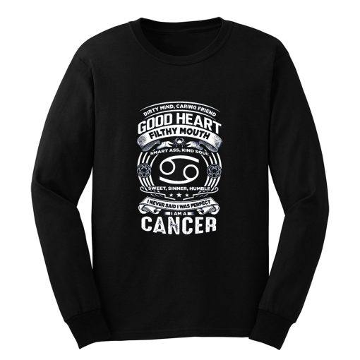 Cancer Good Heart Filthy Mount Long Sleeve