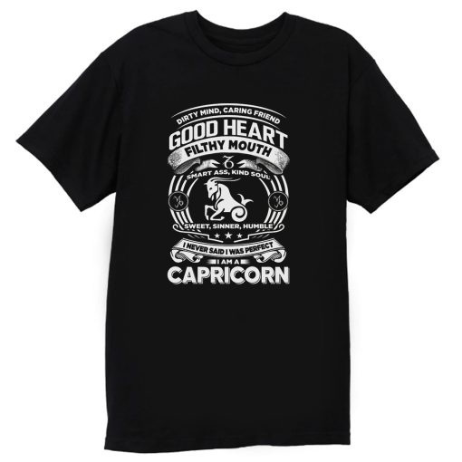 Capricorn Good Heart Filthy Mount T Shirt