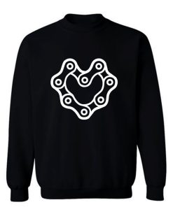 Chain Heart Motorcycle Sweatshirt