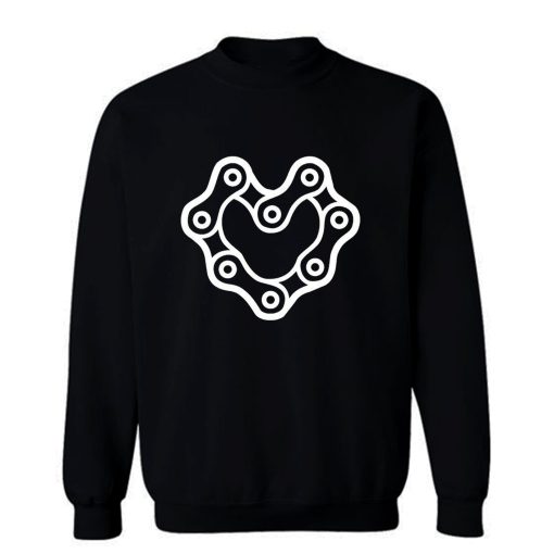 Chain Heart Motorcycle Sweatshirt