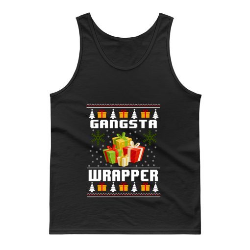 Christmas Gangsta Wrapper Tank Top