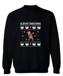 Christmas Sloth Animals Xmas Festive Sweatshirt