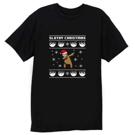 Christmas Sloth Animals Xmas Festive T Shirt