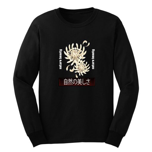 Chrysanthemum Japanese Art Long Sleeve