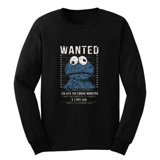 Cookie Smuggler Monster Funny Long Sleeve