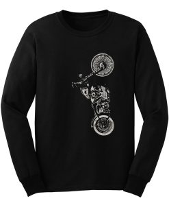 Cool Biker Motorbike Long Sleeve