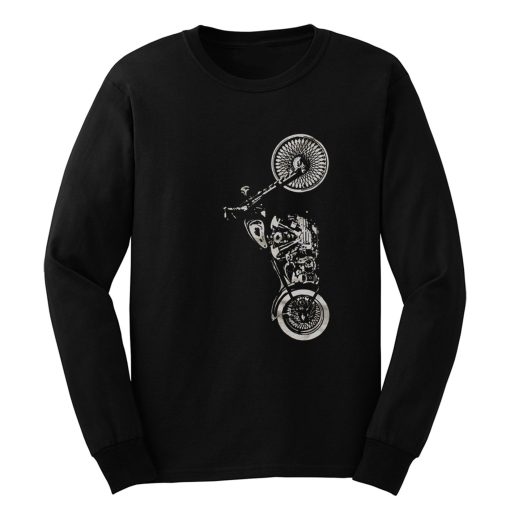 Cool Biker Motorbike Long Sleeve