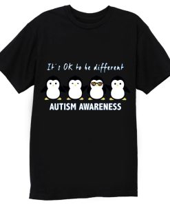 Cool Penguin Autism Awareness Support T Shirt