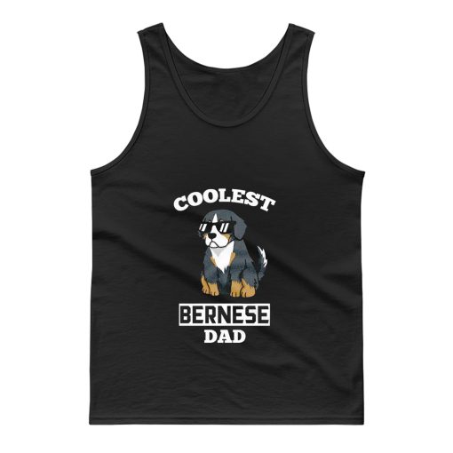 Coolest Bernese Mountain Dog Dad Tank Top
