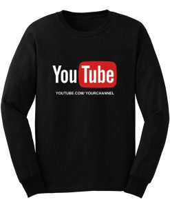 Customized YouTube Channel URL Long Sleeve