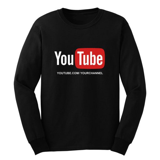 Customized YouTube Channel URL Long Sleeve