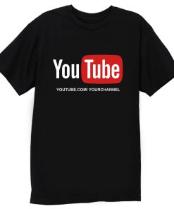Customized YouTube Channel URL T Shirt