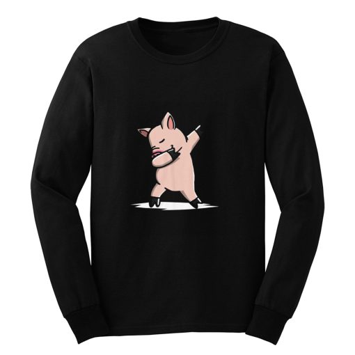 Dabbing Mini Pig Long Sleeve