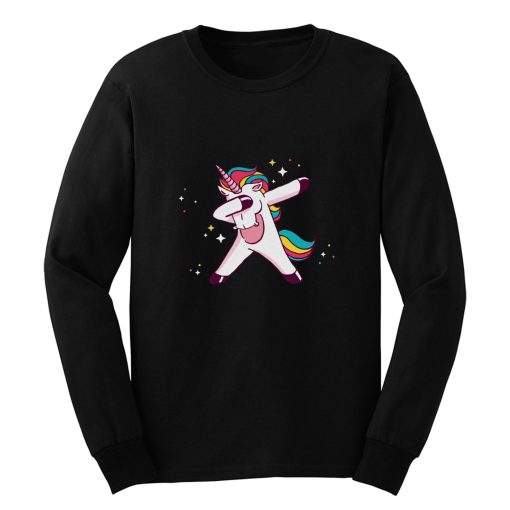 Dabbing Unicorn Long Sleeve