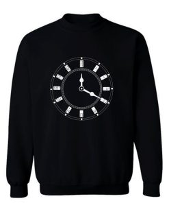 Domino Clock Dominoes Tiles Puzzler Game Sweatshirt