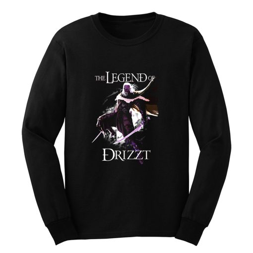 Drizzt DoUrden The Crystal Shard Forgotten Realms Salvatore Long Sleeve