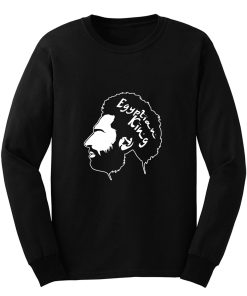 Egyptian King White Font Liverpool FC Custom Long Sleeve