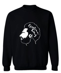 Egyptian King White Font Liverpool FC Custom Sweatshirt