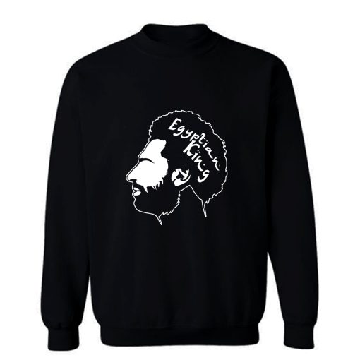 Egyptian King White Font Liverpool FC Custom Sweatshirt