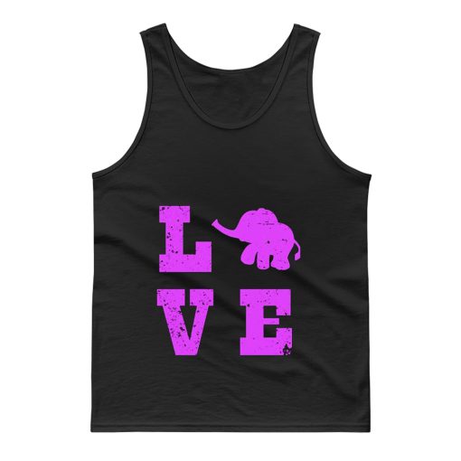 Elephants Love Elephant Lover Tank Top