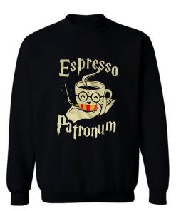 Espresso Patronum Parody Funny Sweatshirt