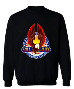 Fall Guy insignia Retro Stuntman Sweatshirt