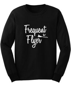 Frequent Flyer Witch Halloween Long Sleeve