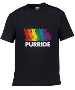 Funny Gay Pride Cat LGBT Purride T Shirt