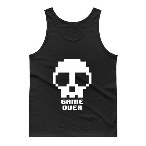 Game over Skul Tank Top