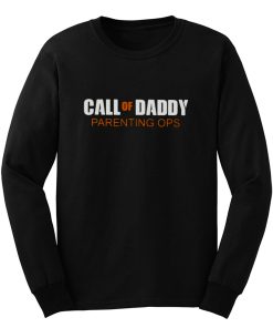 Gamer Dad Call of Daddy Parenting Ops Long Sleeve