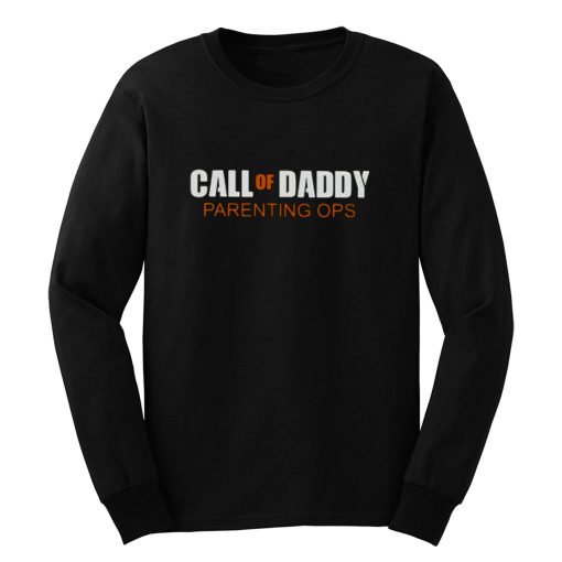 Gamer Dad Call of Daddy Parenting Ops Long Sleeve