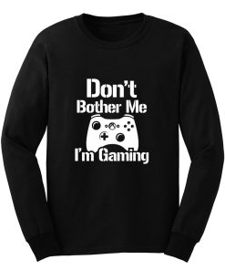 Gaming Hoody Boys Girls Kids Childs Dont Bother Me Im Gaming Long Sleeve