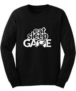 Gaming Hoody Boys Girls Kids Childs Eat Sleep Game Long Sleeve