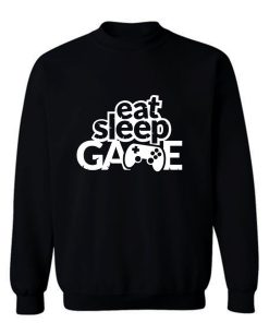 Gaming Hoody Boys Girls Kids Childs Eat Sleep Game Sweatshirt