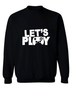 Gaming Hoody Boys Girls Kids Childs Lets Play Sweatshirt