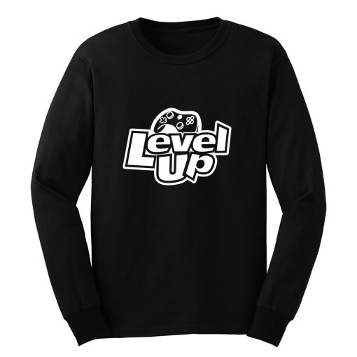 Gaming Hoody Boys Girls Kids Childs Level Up Long Sleeve