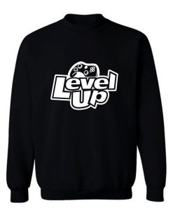 Gaming Hoody Boys Girls Kids Childs Level Up Sweatshirt